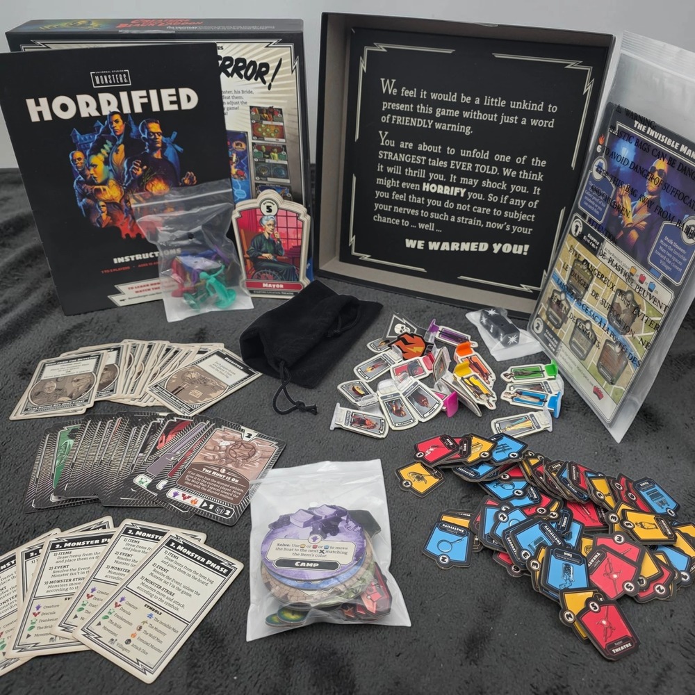 Ravensburger Horrified Board Game Universal Monsters Complete‎ Strategy Horror